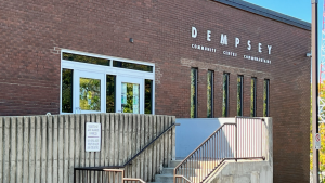Image of the exterior of the Dempsey Community Centre.